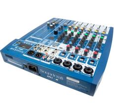 Mesa de som Soundcraft MI-8 com interface de áudio 8 canais Mesa de som Soundcraft MI-8 com interface de áudio 8 canais