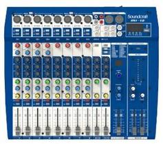 Mesa De Som Soundcraft Mi12 Analógico Com 12 Canais Mesa De Som Soundcraft Mi12 Analógico Com 12 Canais