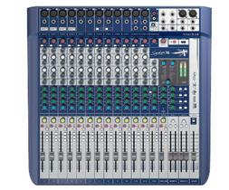 Mesa De Som Soundcraft Signature 16 USB 16 Canais