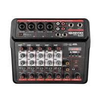 Mesa De Som Soundvoice MC6-BT 6 Canais Interface Bluetooth Mesa De Som Soundvoice MC6-BT 6 Canais Interface Bluetooth