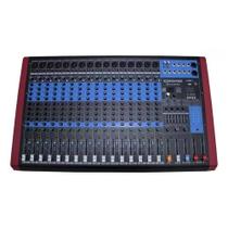 Mesa de som soundvoice ms16.4 safira - 16 canais 4 aux/usb