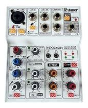 Mesa De Som Staner Mx0402i Interface De Áudio Usb Mesa De Som Staner Mx0402i Interface De Áudio Usb
