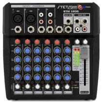 Mesa de som Stetsom STM1206 6 Canais 4 Bandas Mesa de som Stetsom STM1206 6 Canais 4 Bandas