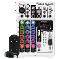Mesa De Som Taramps Player T0302 Multicolor com Led RGB Bluetooth Usb 72 Efeitos Led