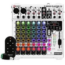 Mesa de Som Taramps T 0602 Fx Multicolor Mesa Player Equalizador Mixer