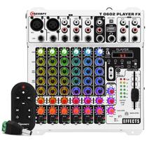 Mesa de som Taramps T 0602 Player FX Multicolor 6 Canais