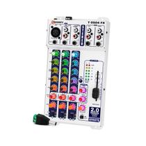 Mesa De Som Taramps T0504 Stereo 5 Canais Led RGB Multicolor Estereo 92 Efeitos T 0504 FX Automotivo Mesa De Som Taramps T0504 Stereo 5 Canais Led RGB Multicolor Estereo 92 Efeitos T 0504 FX Automotivo