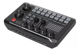 Mesa De Som V8 Computador Fone De Ouvido Streamer Live m.v8