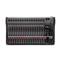 Mesa De Som Vedo 16 Canais Mixer de Áudio Console Profissional Misturador Multifuncional Mixagem DJ Console Mesa De Som Vedo 16 Canais Mixer de Áudio Console Profissional Misturador Multifuncional Mixagem DJ Console
