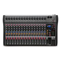 Mesa de Som VEDO VDA216L USB / Bluetooth / Interface - 16 Canais