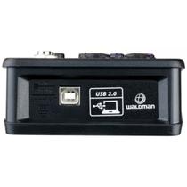 Mesa de som waldman de 2 canais interface de audio podcast 2.0