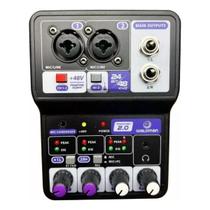 Mesa de som waldman podcast 2.0 interface de audio 2 canais