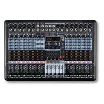 Mesa de Som Waldman QPX-16 16 Canais, USB Gravação/Playback 48 kHz, DSP 32-bit 256 Presets, Bluetooth/MP3/REC, Phantom +48V, 2 Subgrupos, 3 AUX, EQ Gráfico 7 Bandas