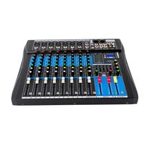 Mesa de Som Xianikoho ES-802 Estéreo Bluetooth USB 8 Canais 110V