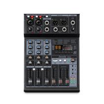 Mesa de Som Zenolix RM04 4 Canais com Bluetooth e Interface USB
