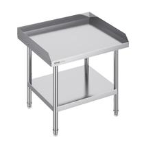 Mesa de suporte para grelha VEVOR em aço inoxidável 60x70x60cm com prateleira Mesa de suporte para grelha VEVOR em aço inoxidável 60x70x60cm com prateleira