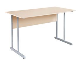 Mesa de trabalho 1200 mm Ovo/cinza Mdf 15mm.