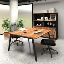 Mesa de Trabalho 1,40m x 1,20m 2 Lugares Pés Cavalete F5 Mesa de Trabalho 1,40m x 1,20m 2 Lugares Pés Cavalete F5