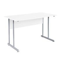 Mesa de trabalho 1500 mm Branco/cinza Mdf 15mm
