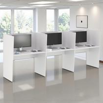 Mesa De Trabalho Call Center 3 Lugares Tripla Fechada