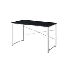 Mesa de trabalho Casafoyer Tennos Black Chrome Finish Mesa de trabalho Casafoyer Tennos Black Chrome Finish