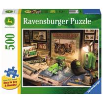 Mesa de trabalho Jigsaw Puzzle Ravensburger John Deere 500 unidades Mesa de trabalho Jigsaw Puzzle Ravensburger John Deere 500 unidades