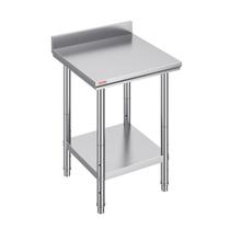 Mesa de trabalho Mophorn em aço inoxidável 60x60x86cm com pés ajustáveis