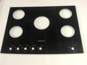 Mesa De Vidro Para Fogão Atlas Agile Glass 5 Bocas Mesa De Vidro Para Fogão Atlas Agile Glass 5 Bocas