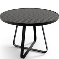 Mesa Decorativa Área Externa Espaço Gourmet 120cm Estrutura Em Alumínio Wine D04 Preto - Lyam Decor Mesa Decorativa Área Externa Espaço Gourmet 120cm Estrutura Em Alumínio Wine D04 Preto - Lyam Decor