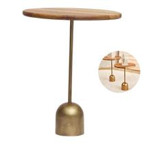 Mesa Decorativa Multiuso Em Madeira De Acácia E Metal Design Natural Mesa Decorativa Multiuso Em Madeira De Acácia E Metal Design Natural