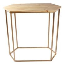 Mesa Decorativa Sextavada para Bolo Dourado Desmontável Mesa Decorativa Sextavada para Bolo Dourado Desmontável