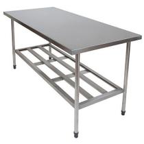 Mesa Desmontável 120x70 Monarcha M127D Inox 430