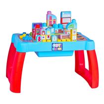 Mesa Didática Infantil Pedagógica Cotiplás C/ 40 Peças Bebê