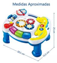 Mesa Didática Mesinha De Atividades Som Luz Dinossauro Azul - Zoop Toys