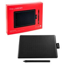 Mesa Digitalizadora Preta e Vermelha USB One By Wacom Pequena Ctl472l Ferramenta Para Extração da Ponta Wacom - 10745