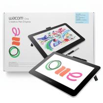 Mesa Digitalizadora Wacom One 13.3" Display Interativo DTC133W0A - Mesa Digitalizadora com Tela 13,3 Full HD, Caneta 40