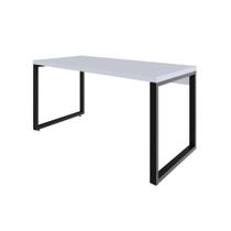 Mesa Diretor 150x70x75cm Yon Branco Branco Mesa Diretor 150x70x75cm Yon Branco Branco