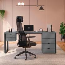 Mesa Diretor Kappesberg Office Platinum 190cm Mesa Diretor Kappesberg Office Platinum 190cm