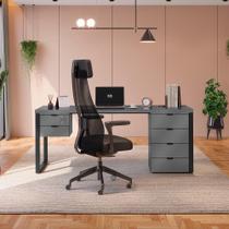 Mesa Diretor Kappesberg Office Platinum 190cm Mesa Diretor Kappesberg Office Platinum 190cm