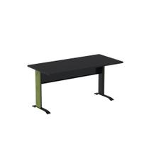 Mesa Diretora Aretto Pandin 1,50 x 0,60 M Preto e Verde