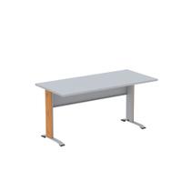 Mesa Diretora Aretto Pandin 1,50 x 0,70 M Cinza e Laranja