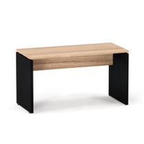 Mesa Diretora Pé Painel P25 Pandin 1,50 x 0,60 M Noce Naturale e Preto