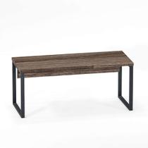 Mesa Diretora Tubolar PE 40 Pandin 1,70 M Walnut e Grafito