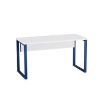 Mesa Diretora Tubular P25 Pandin 1,50,6 M Branco e Azul Del Rey
