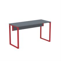 Mesa Diretora Tubular P25 Pandin 1,50,7 M Grafito e Vermelho