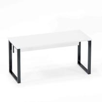 Mesa Diretora Tubular P25 Pandin 1,5x0,6 M Branco e Grafito