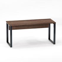 Mesa Diretora Tubular P25 Pandin 1,5x0,6 M Walnut e Grafito