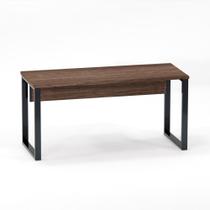 Mesa Diretora Tubular P25 Pandin 1,5x0,7 M Walnut e Grafito