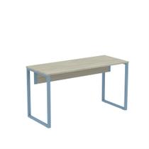 Mesa Diretora Tubular P25 Pandin 1,7 M Casablanca e Azul Dali