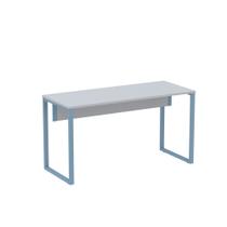 Mesa Diretora Tubular P25 Pandin 1,7 M Cinza e Azul Dali